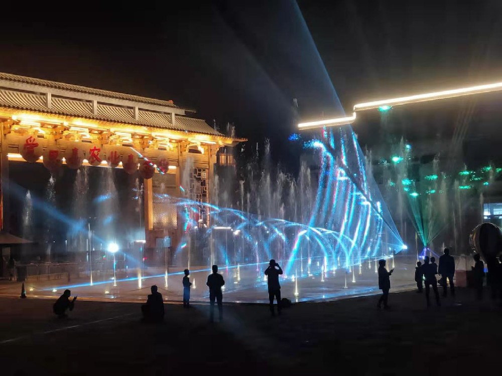 嘉年华激光水幕